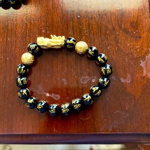 24K gold Pixiu Lucky Charm Bracelet
